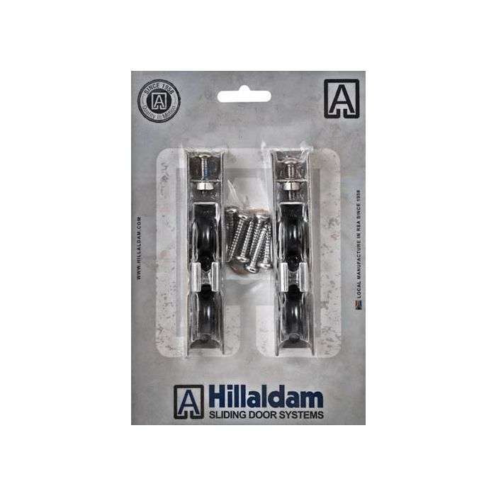 Hillaldam Stainless Steel 991T Sliding Door Rollers - 2 Pack