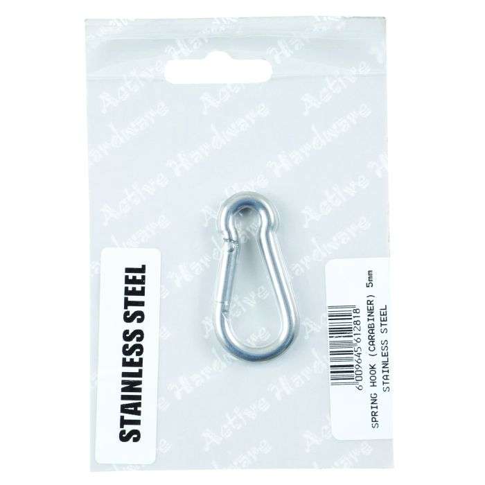 Active Hardware Stainless Steel Spring Hook 5mm