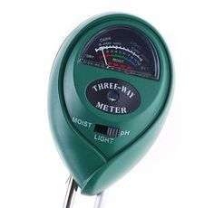 Multi purpose 3-in-1 Soil PH/Moisture and Light Test Meter. No batteries needed.