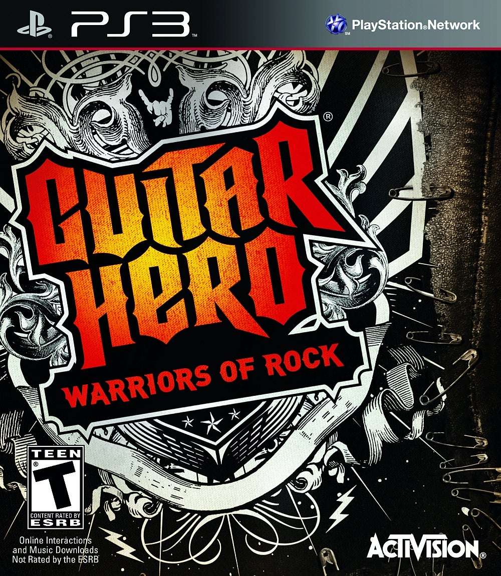 PS3 GUITAR HERO WARRIORS OF ROCK / SAG / BID TO WIN