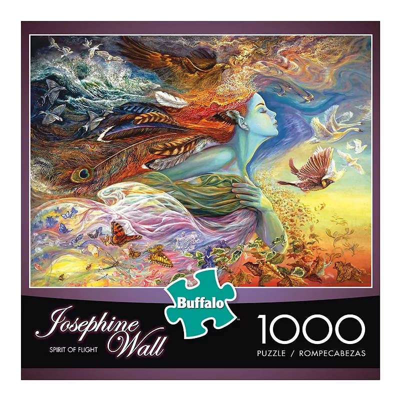 Buffalo Games 1000-pc. Josephine Wall "Spirit of Flight" Jigsaw Puzzle; Multicol