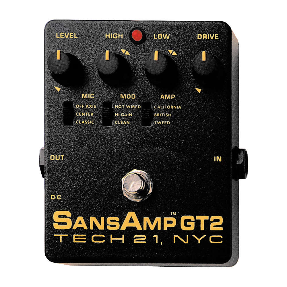 Tech 21 Sansamp Gt2 Tube Amp Emulator