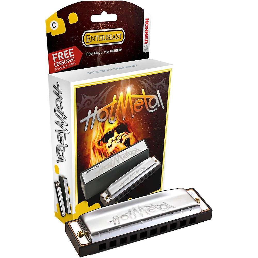 Hohner 572 Hot Metal Harmonica A