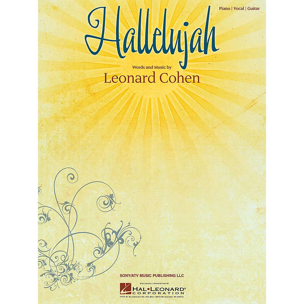 Hal Leonard Hallelujah By Leonard Cohen