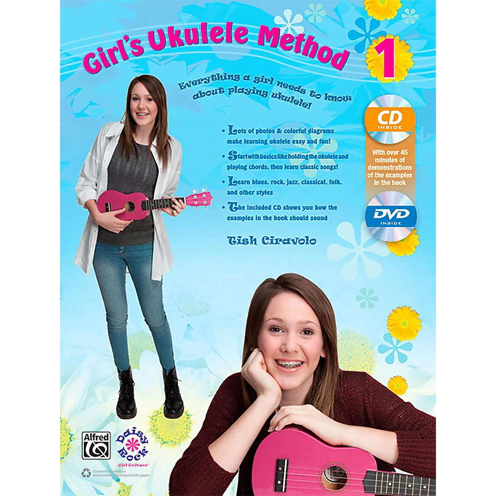 Alfred Girl"s Ukulele Method 1 Book; Cd & Dvd