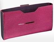 Nokia Carrying Case for Nokia E7 - Burgandy