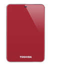 Toshiba STOR.E CANVIO - 2.5 inch 500GB USB External Drive - Red
