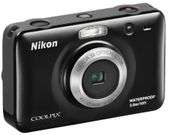 Nikon Coolpix S30 - Compact Digital Camera - Waterproof and Shockproof - Black