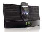 Philips - Fidelio Android - Bass Reflex Bluetooth Docking Speaker - Black