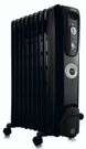 Delonghi - Oil Fin Heater - 14 Fin - Black