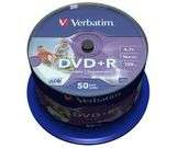 Verbatim 43651-02 16X DVD+R InkJet PRINTABLE 4.7GB - 50 Spindle pack