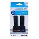 ORB Remote Charging Stand & 2 Batteries Black (Wii)