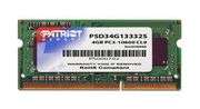Patriot - Notebook - DDR3 1333 4GB SO DIMM