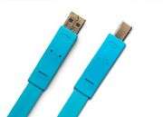 LaCie USB2.0 Flat Cable A male B male - 1.2m