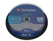 Verbatim 43742 BD-R SL 6x (spindle) 25GB 10 Pack