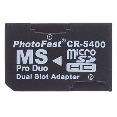 Micro SD/TF Memory Stick PRO Duo Reader CR-5400 Dual Slot
