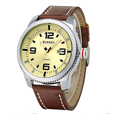 Men's Army Design Military Calendar Watch