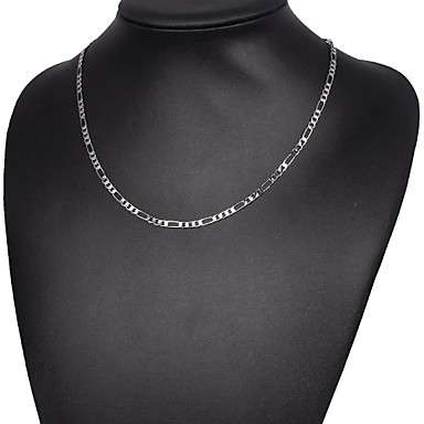 4MM Silver Chain Necklace NO.105