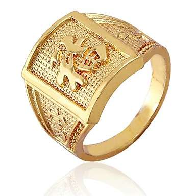 Chinese Wealth Gold Ring