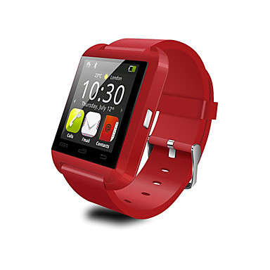 Bluetooth Smart Watch U8 - Android/iOS Smartphone Samsung, Sony, iPhone, LG, HTC, Nexus, etc - Red