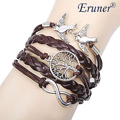 Infinity leather charm bracelets special, Handmade Bracelets. - Love Birds Life Tree