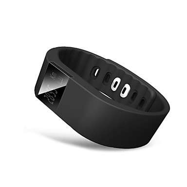 Smart Wristband Bracelet, Bluetooth4.0/OLED/IP67/Pedometer/Sleep Tracker for Android/iOS - Black