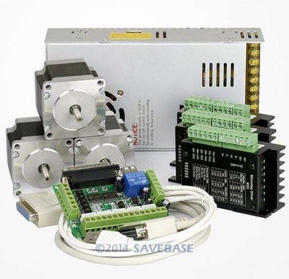 Stepper Motor CNC Router Kit 3 Axis+ M335 Motor Driver