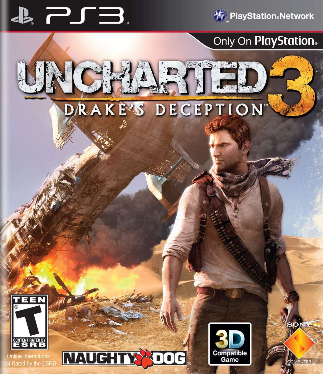 UNCHARTED 3 DRAKES DECEPTION *** PS3 PLAYSTATION 3 **AS GOOD AS NEW** PLAYED ONCE