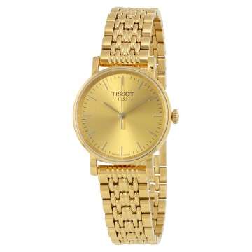 Tissot T-Classic Champagne Dial Ladies Watch