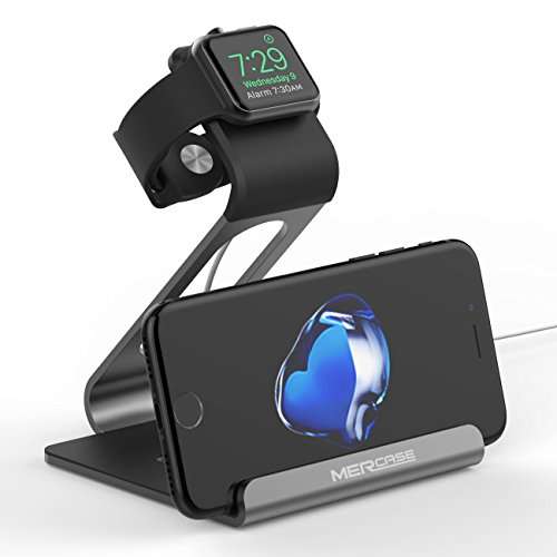 Mercase Apple Watch Stand -Support Night Stand Mode iWatch Charging Stand Bamboo Bracket Docking Sta