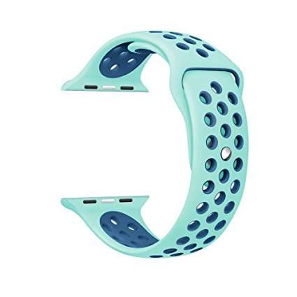 Kartice for Apple Watch Band Nike+,Soft Silicone Bracelet Watch bands Sport Replacement Strap Wristb