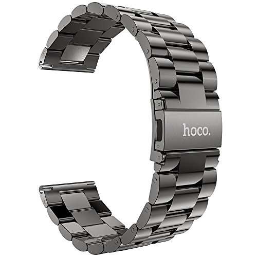 Gear S3 Frontier/Classic Band, hoco Solid Stainless Steel Metal Watch Band Replacement Strap Wrist B