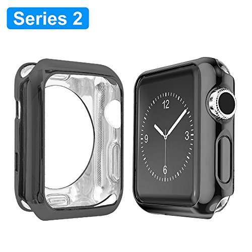 Apple Watch Series 2 Case 42mm, Alritz Plated TPU Protector Slim Anti-scratch Bumper Cover for iWatc