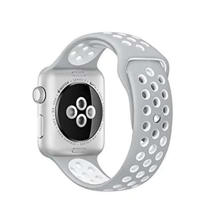 Apple Watch Band, Keoker Sport Silicone Strap Replacement for Apple Watch Nike+ Series 2 (42mm