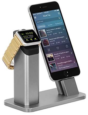 Apple Watch Series 2 Stand,ZIKU Aluminum Apple watch iPhone Charging stand Dock Station -- Support A