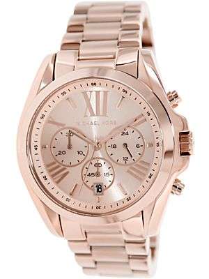 Michael Kors Women's Bradshaw MK5503 Rose-Gold Stainless-Steel Quartz Fashion Watch