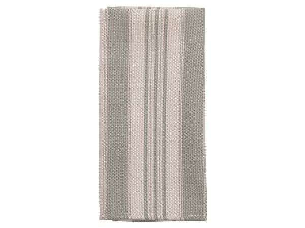 Balducci Earth Stone Ticking Stripe Napkins, Set of 6 - TS45DE - Dark Duck Egg