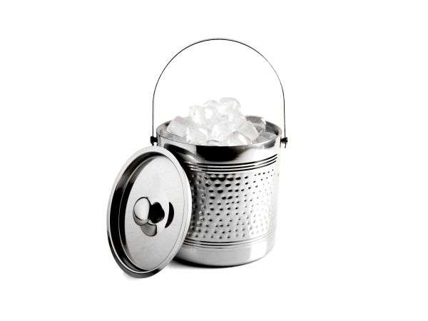 Yuppiechef Hammered Finish Ice Bucket with Lid - YCICE001