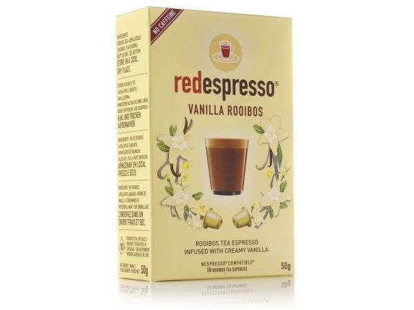 Red Espresso Vanilla Rooibos Capsules, Box of 10 - REDCAP003