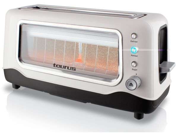 Taurus Vidre 2 Slice Glass Toaster - 960300