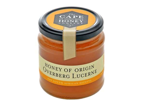 The Cape of Good Hope Honey Company Overberg Lucerne Honey, 350g - TCOGHHCOL