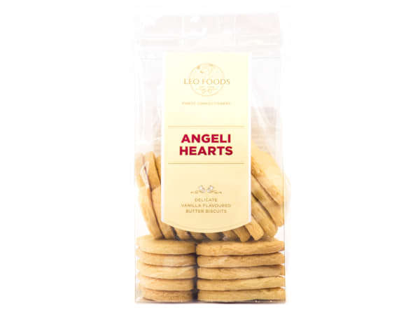Leo Foods Vanilla Angeli Hearts Butter Biscuits, 180g - LEOFOODS13