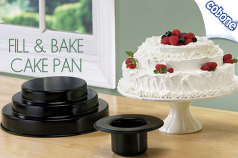 FILL & BAKE 3 TIER PAN SET