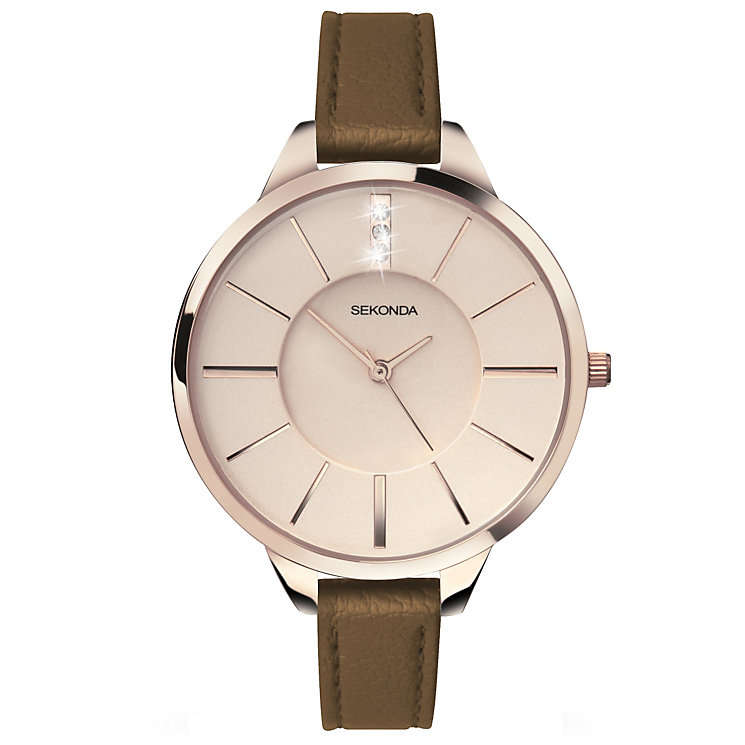 Sekonda Editions Crystalla Ladies' Rose Gold-Plated Watch