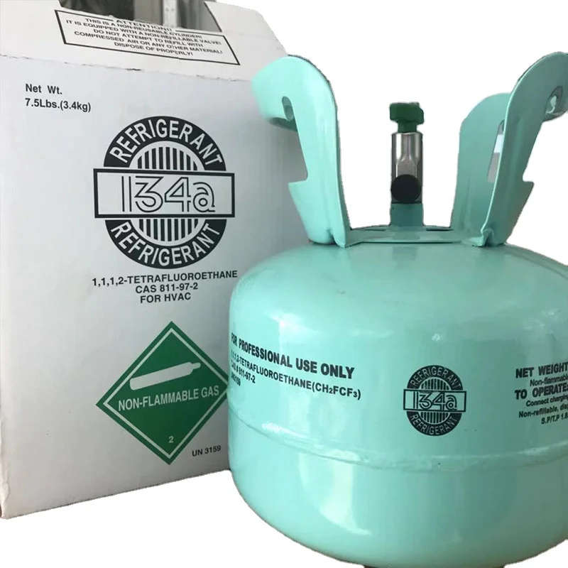 High Quality R134a Refigerant 3.4kg Refrigeration