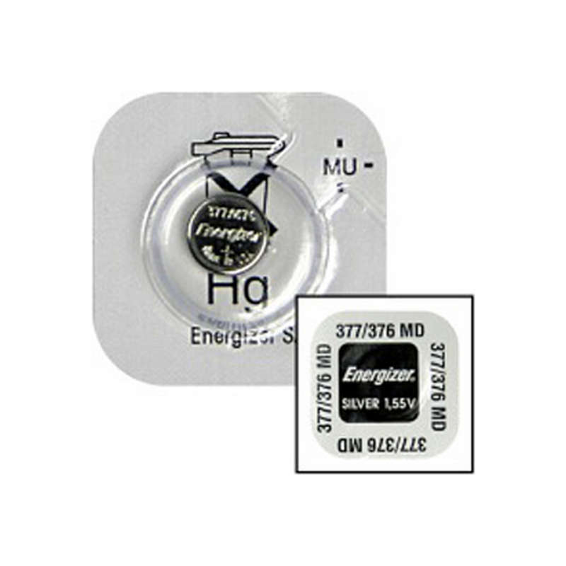Energizer 1.5v Silver Oxide Watch SR66 377/376 Card Of 1