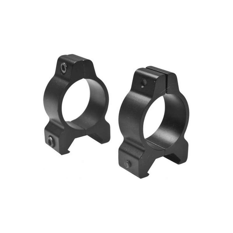 Millett 1" Med Matte Aluminium Vertical Split Rings