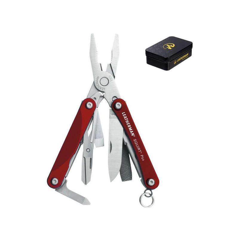 Leatherman Squirt PS4 (Red) in Gift Box