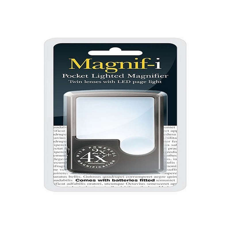 Magnif-I Pocket Lighted - 2x 4x Magnifier