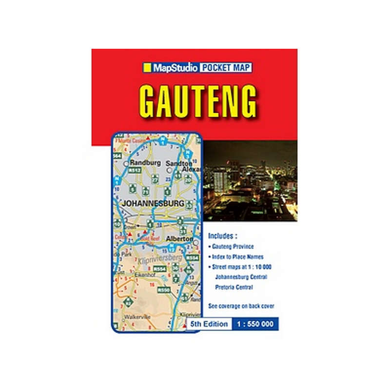 Mapstudio Gauteng Pocket Map